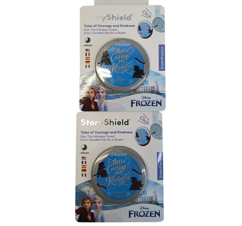 StoryPhones 2 PACK NEW Story Shields Disc Disney Headphones Storytelling SEALED